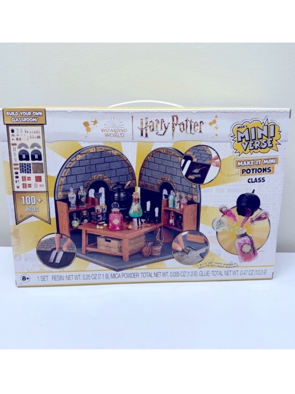 New Harry Potter MGA Miniverse Playset Build Your Own Potions Classroom, Ages 8+